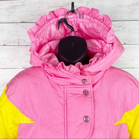 LoveShackFancy Modena Puffer Jacket Enchanted Rainbow Size Small - Picture 3 of 14